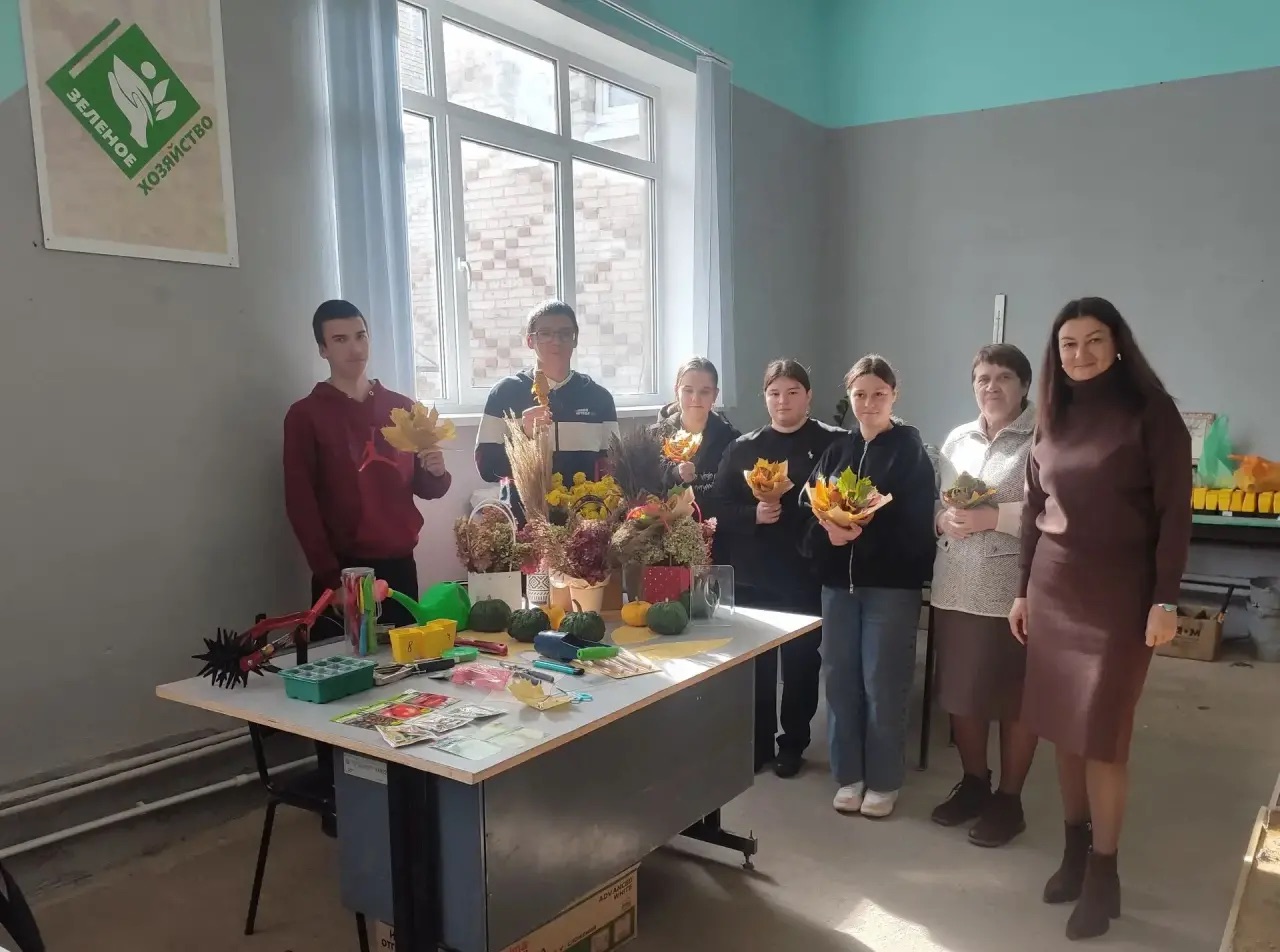 Осень в руках: мастер-класс на Дне открытых дверей